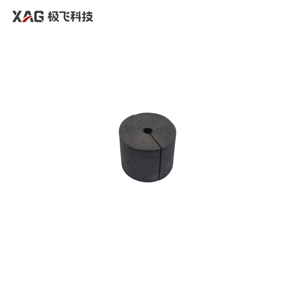 Foam insert of spray rod