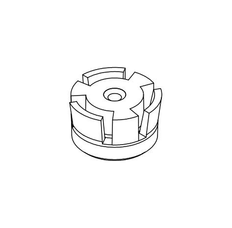 Motor screw anti loosening column
