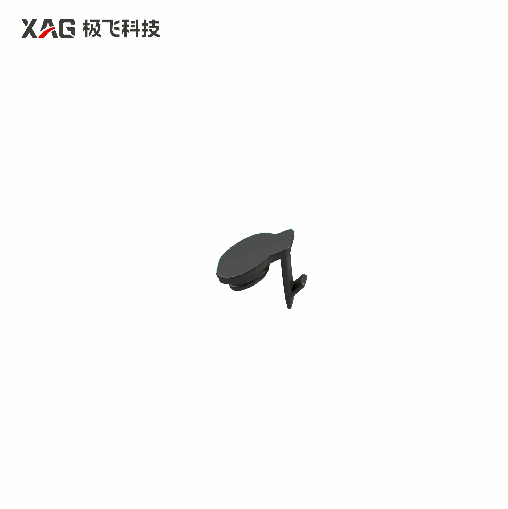 Handle front shell rubber plug