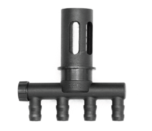 [14-006-00030] P100Pro medicine box nozzle four-way pipe assembly